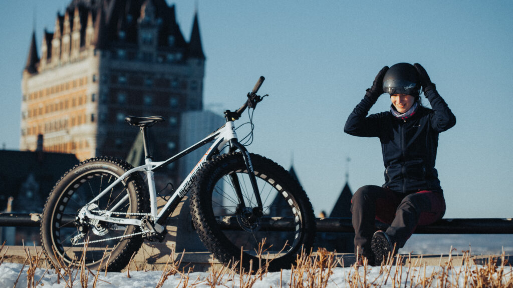 Fat biking activities and Winter Wear Rental in Quebec City